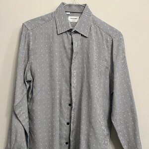 Mens Duchamp Size M Black and White Shirt